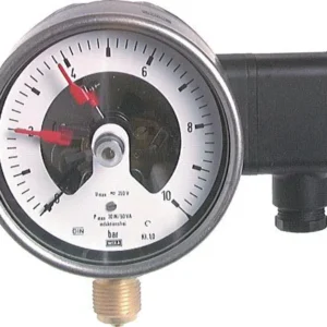 მანომეტრი წნევის საზომი ორმაგი კონტაქტით