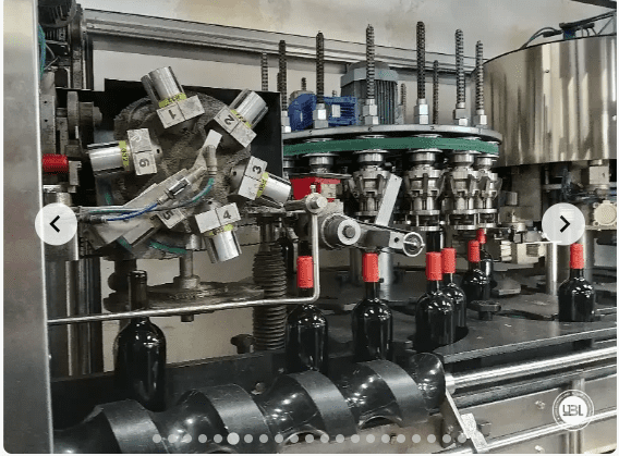 მეორადი ჩამოსასხმელი ხაზი Bertolaso ​​7000 ბოთლისაათში