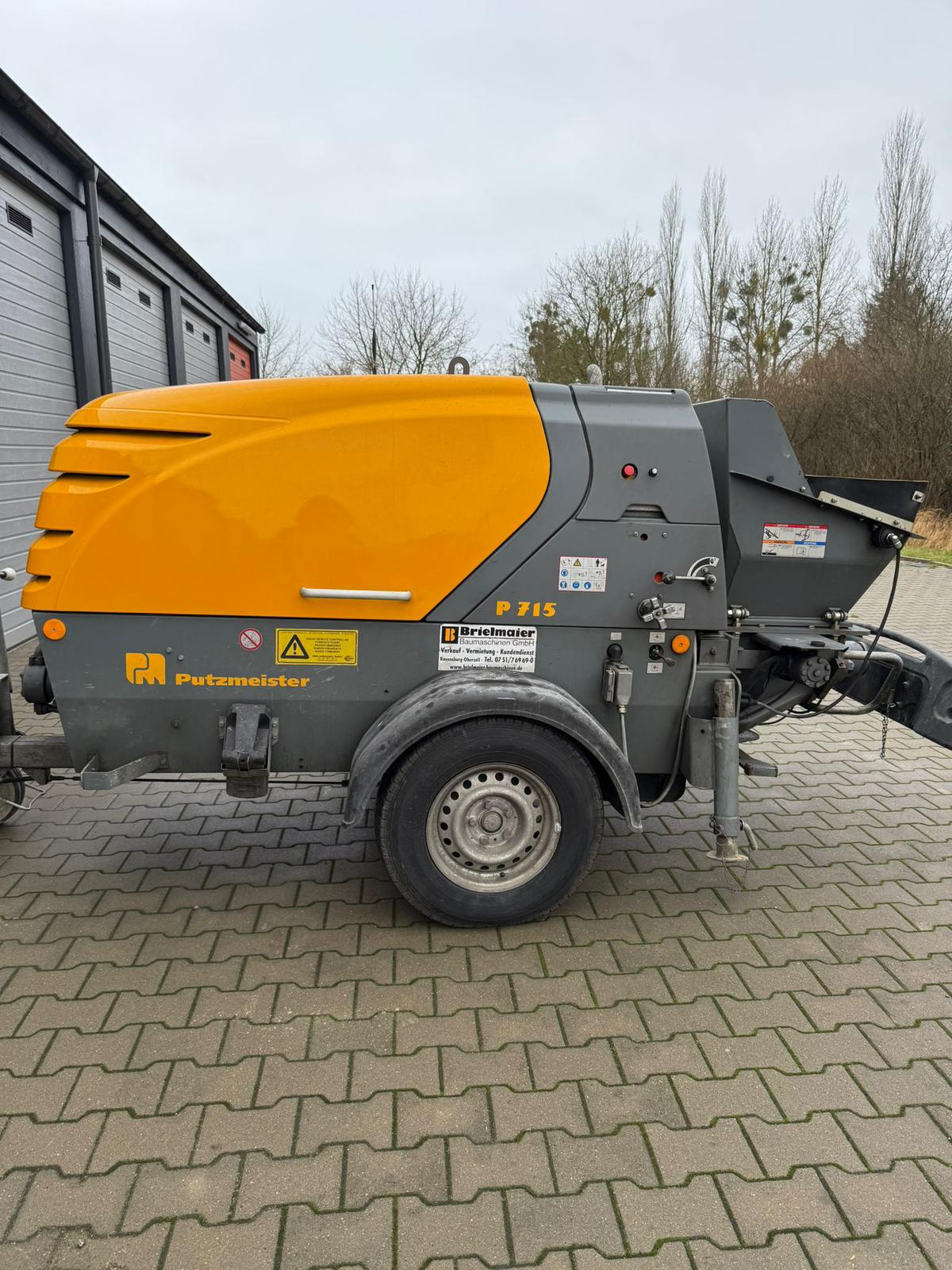 ბეტონ საქაჩი ტუმბო Puzmaister P 715 TD