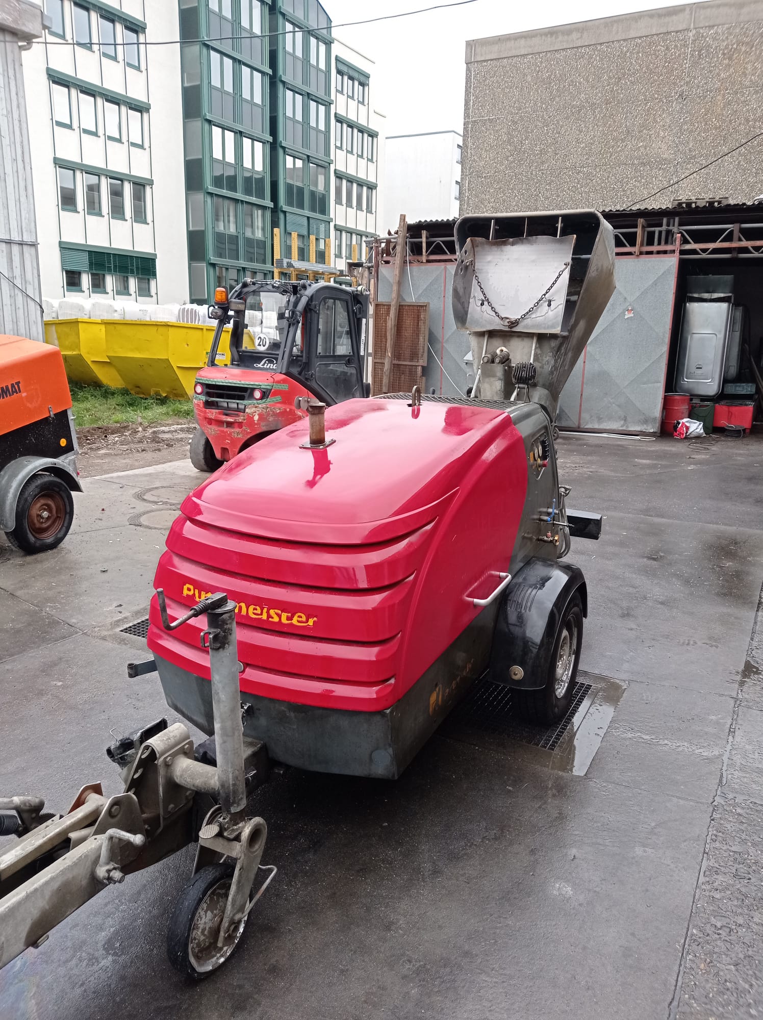 Putzmeister Mixokret M 740/5 DHBS – Stage V - Bj. 2021 mit Beschicker und Schrapper