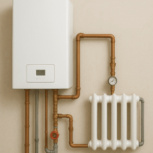 ქვაბი გათბობა მილები